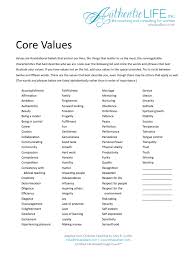 Life Coaching Worksheets More To Be Life Coaching Worksheets Core Beliefs Core Values