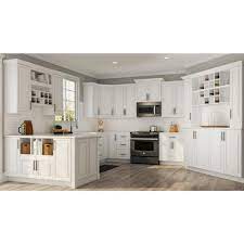 Begin your remodel with kitchen cabinets from top brands in any style, wood, or finish. Hampton Bay Hampton Assembled 21x34 5x24 In Base Kitchen Cabinet With Ball Bearing Drawer Glides In Satin White Kb21 Sw The Home Depot