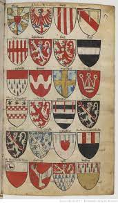page 57r blason colorier armure medievale coloriage visage sans poils
