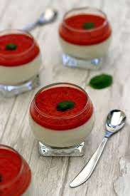 Panna Cotta Salee A Feta Et Coulis De Poivron Rouge Cotta Coulis Feta Panna Poivron Rouge Salee Coulis De Poivron Recette Verrine Apero Panna Cotta
