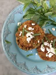 Fried Green Tomatoes with Goat Cheese & Fresh Herbs