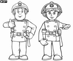 Just click download or print buttons to get this picture. Fireman Sam Coloring Pages Printable Games