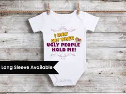 20 more hilarious baby shower games with everything from active baby shower games to printable baby shower games! Funny Onesies And Unique Baby Shower Romper I Only Cry When Print