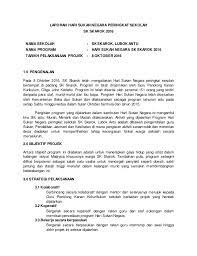 Oleh yang demikian, hari sukan negara di jadikan agenda nasional yang selari dengan matlamat negara ke arah wawasan 2020. Laporan Hari Sukan Negara Sk Skarok Oktober 2016