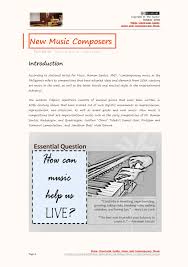 Перевод слова contemporary, американское и британское произношение, транскрипция, словосочетания, однокоренные слова, примеры использования. Pdf New Music Composers
