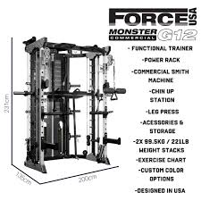 force usa monster commercial g12 functional trainer