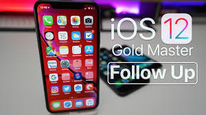 Ios 12 Gm Gold Master Follow Up Ios Gold Master