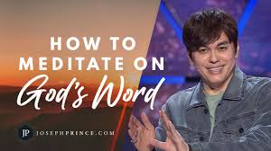 If you desire to grow in the knowledge of god and enrich your prayer life, then this book will certainly i really enjoyed reading this book. How To Meditate On God S Word Joseph Prince Jesusbeloved Com