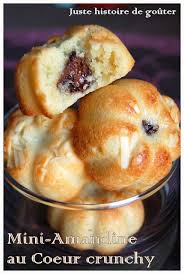Juste Histoire De Gouter Mini Amandine Au Coeur Crunchy Gateau Moelleux Recettes De Cuisine Petit Gateau Moelleux