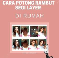 Check spelling or type a new query. Cara Model Potong Rambut Segi Layer Sendiri Di Rumah