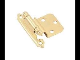 These mount on the inside of the door and cabinet frame and allow the door to have plenty. Amerock Ambpr3428 3 Face Mount Self Closing Cabinet Hinge Pair 3 8 Inset Polished Brass Finish Youtube