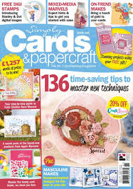 The shadow card you'll find below has a noteworthy design, choice patterned papers, daring motifs, and is just so fun to…. Papercraft Magazines In The Uk Which Are Your Favourites And Why