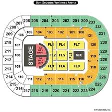 bon secours wellness arena seating charts