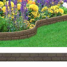 bordure de jardin effet briques 120cm caoutchouc recycle bordure de jardin bordure jardin jardins