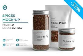 Download 12 Creative Spices Jar Mockup Psd Downloads Graphic Cloud