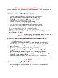 Check spelling or type a new query. Pertanyaan Umum Dalam Wawancara