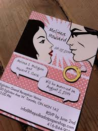 Fun Comic Strip Geeky Wedding Invitations Www Thepolkadotpapershop Com Book Wedding Invitations Comic Book Wedding Superhero Wedding