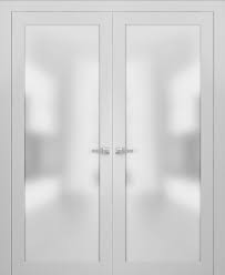 One thing that remains the same: Planum 2102 Interior Double Door White Silk With Glass Transitional Interior Doors By United Porte Inc