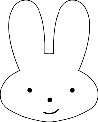 Free download and use them in in your design related work. Cute Bunny Face Outline Page 5 Line 17qq Com
