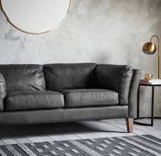 Built for lasting quality, the combines form, function, and ease of assembly designed for eclectic life. Super Soft Black Leather Sofa By The Forest Co Notonthehighstreet Com