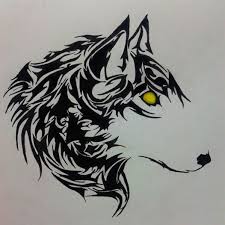 رسم ذئب عبد الرحمن أمير doodle wolf watercolor art drawings art