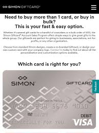 Find the right gift card for your business. Simon Mall 1 000 Visa Gift Cards 35 Off Purchase Fees With Promo Code The Money Ninja
