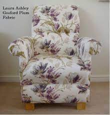 Endel purple velvet accent chair. Laura Ashley Gosford Plum Fabric Adult Chair Purple Lilac Armchair Floral Accent Lounge Bedroom Chairs For Cherubs
