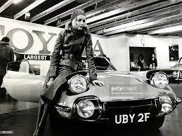 8th february 1968 london british model twiggy wearing 1930 s style toyota 2000gt classic cars vintage cars