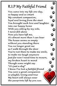 From 4 95 Dog Bereavement Gift Magnet Rip My Faithful Friend Dog Loss Sympathy Memorial Flexible Magnet 6 X 4 Pet Loss Quotes Pet Poems Cat Loss