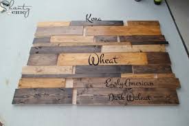 Refinishing coastal side table using retique it liquid wood, gel stain, and frenchic ivory tower. Diy Planked Headboard Pallet Headboard Diy Pallet Diy Plank Headboard