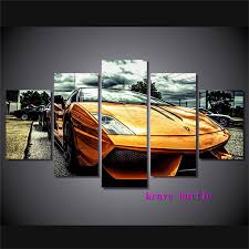 1 2 3 4 5 rakamy calythma sayfasy okul. Lamborghini Araba Tuval Boyama Oturma Odasi Ev Dekorasyonu Modern Duvar Sanati Yagliboya 02 Resim Ve Hat Aliexpress