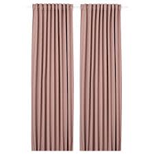 Annakajsa 2 Gardinenschals Abdunk Rosa 145x300 Cm Ikea Deutschland Verdunkelungs Gardinen Verdunkelung Gardinenstange