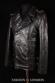 Maybe you would like to learn more about one of these? Men Homme Matelot Allemand Noir Aniline Peau De Vache Kriegsmarine Veste Cuir Caban Clothing Shoes Accessories Vishawatch Com