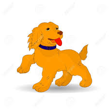 Below are the different dog breeds with any orange in their coat. The Real Cartoon Orange And White Dog Cartoon