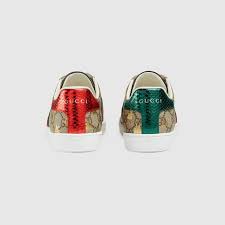 Men's ace gg supreme bees sneaker. Women S Ace Sneaker Gg Supreme Canvas With Gold Bees Gucci Us