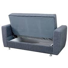 Prezzo:450 € comune:manzano (ud) vendo divani nuovi reversibili con contenitore sotto la seduta. Divano Letto Due Posti In Tessuto Grigio Con Contenitore 152x80xh 83 Cm