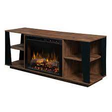 Open storage above the fireplace provides room for electronics while the cabinets allow for presentation of decor and other items. Dimplex Media Console Fireplace Gds26l8 1918tw