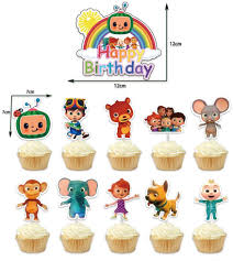 Print bundt cake tomato, feta, basil bundt cake tomato, feta, basil, easy and cheap course appetizer, savory cakes cuisine french keyword beginner, cheap, family, feta, original recipe. Amazon Com Coco Melon Birthday Cake Topper Set 1st First Birthday Cake Cupcake Toppers Decoration For Jj Melon Theme Party Supplies Baby Shower Grocery Gourmet Food