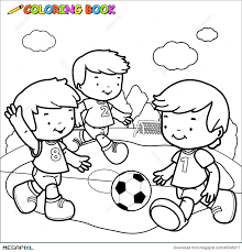 Jean's explanation of the benefits at the very end. Coloring Book Soccer Kids Illustration 45548217 Megapixl