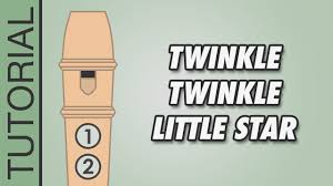 How To Play Twinkle Twinkle Little Star D Major On The Recorder Very Easy Tutorial