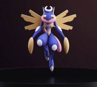 Froakie pokemon kleurplaat en froakiedeer grenija warnio05. Pokemon Greninja 3d Models To Print Yeggi