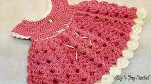 Crochet Baby Dress 0 6 Months Bag O Day Crochet Tutorial 375 Youtube