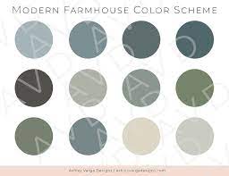 Check spelling or type a new query. Modern Farmhouse Color Scheme Digital Download Paint Swatches Whole Home Color Scheme Paint Scheme Interior Design Moodboard E Design In 2021 Farm House Colors Farmhouse Color Scheme House Color Schemes