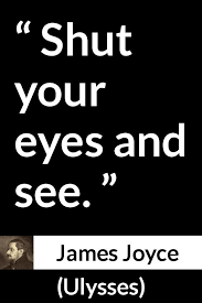 James Joyce About Sight Ulysses 1922 James Joyce Book Quotes Blind Quotes