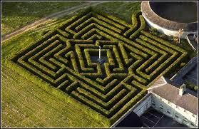 Russborough House Is A Stately House Situated Near The Blessington Lakes In County Wicklow Ireland Between The Town Maze Design Amazing Maze Labyrinth Garden