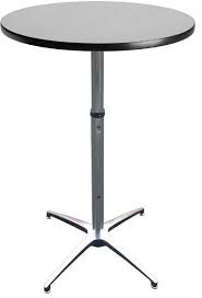 Portable Round Adjustable Height Cocktail Table Cocktail Tables Banquet Tables Metal Bar Stools