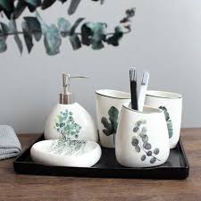 Discover over 1715 of our best selection of 1 on aliexpress.com with. Nordic Green Plant Ceramic Bathroom Products Simple Five Piece Wedding Bath Set Bathroom Ceramic Set Bathroom Accessories Sets Aliexpress
