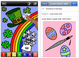 When you touch the book at the top of the page, coloring pages will appear, then you choose the page and begin coloring. 123 Color Hd Talking Coloring Book Just Another Coloring Book App Take A Closer Look Ot S With Apps Technology