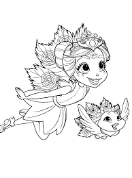 Dá asas à criatividade na selva encantada com a danessa deer! Desenho 21 De Enchantimals Para Colorir