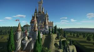 Beauty and the beast was filmed mostly on the sound stages and backlot at shepperton studios in uk (the same place where you can find the real hotel bella donna location from mamma mia). Planet Coaster Beauty And The Beast Castle Part 1 Youtube